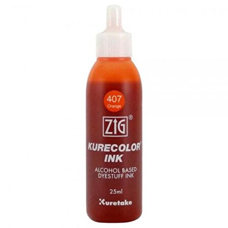 Zig Kurecolor Refill Ink Mürekkep 25ml 407 Orange