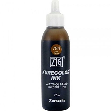 Zig Kurecolor Refill Ink Mürekkep 25ml 784 Dark Oatmeal