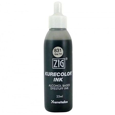 Zig Kurecolor Refill Ink Mürekkep 25ml 835 Gray Tint