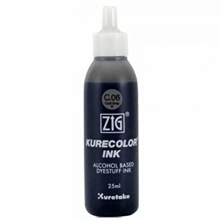 Zig Kurecolor Refill Ink Mürekkep 25ml C06 Cool Gray 6