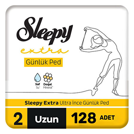 Sleepy Extra Ultra İnce Günlük Ped Uzun 4 x 32 Ped