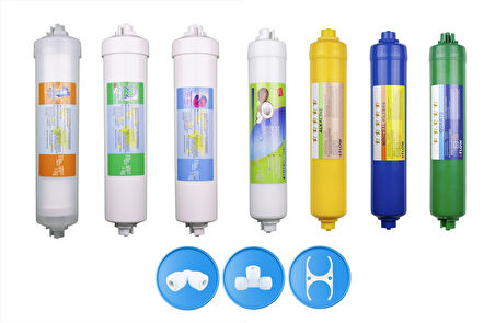 Su Arıtma Cihazı İnline 7'li Filtre Set