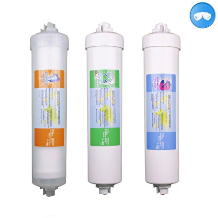 Su Arıtma Cihazı Premium Inline Ön Filtre Set