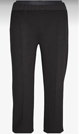 KADIN BELİ LASTİKLİ ÖNÜ DİKİŞLİ CEPLİ İNCE PENYE PANTOLON