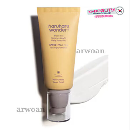 Haruharu Black Rice Airyfit Güneş Kremi Spf50 50 ml