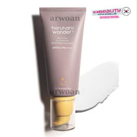 Haruharu Black Rice Mineral Güneş Kremi Spf50 50 ml