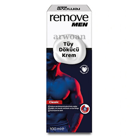 Arwoan Remove Men Tüy Dökücü Krem For Men Klasik 100 ml