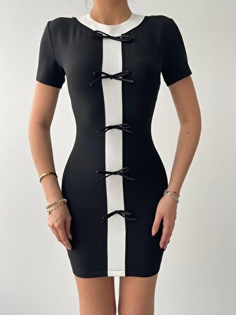 Cazzie Fiyonk Detaylı Elbise