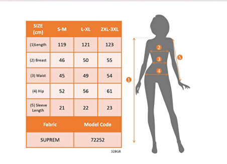 Kadın Kısa Kollu Bisiklet Yaka Desenli Belden Bağlamalı Yandan Yırtmaçlı Süprem Elbise