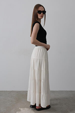 KAT KAT KETEN ETEK - Şeker Pembe