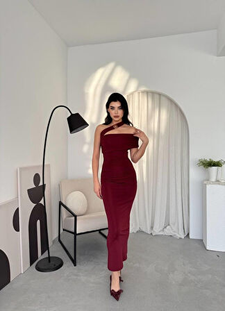 Reta Çapraz Omuz Elbise