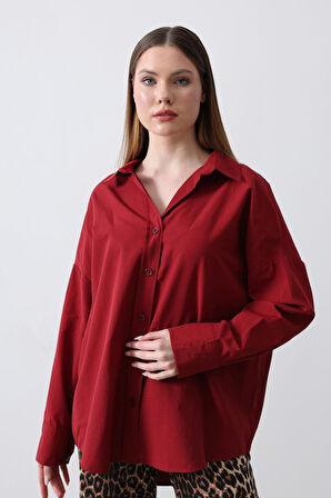 Geniş Manşet Detaylı Gömlek - Siyah