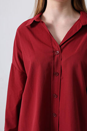 Geniş Manşet Detaylı Gömlek - Siyah