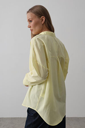 Geniş Manşet Detaylı Gömlek - Açık Somon