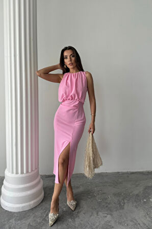 ELBİSE - Pembe