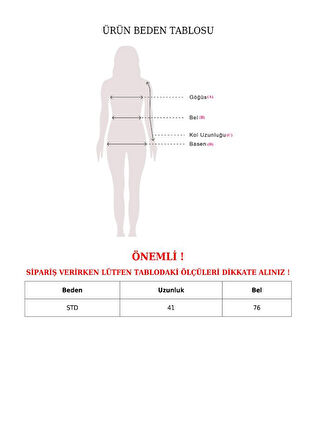 Lastikli Düğmeli Kurtarıcı Gömlek Altı Eteklik -Beyaz