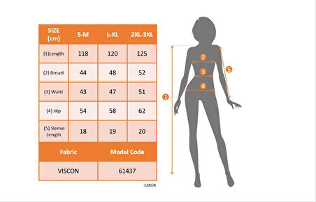 Kadın Kısa Kollu V Yakalı Maksi Boy Viskon Elbise