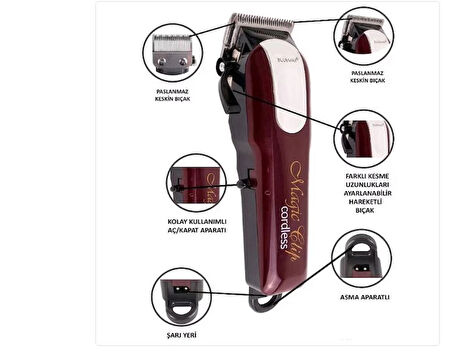 BLUEMAX  hair clipper traş makinası berberlerin tercihi 