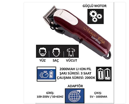 BLUEMAX  hair clipper traş makinası berberlerin tercihi 