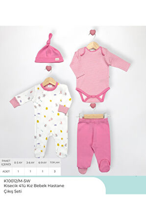 4'lü Yeni Kisecik Kız Bebek seti