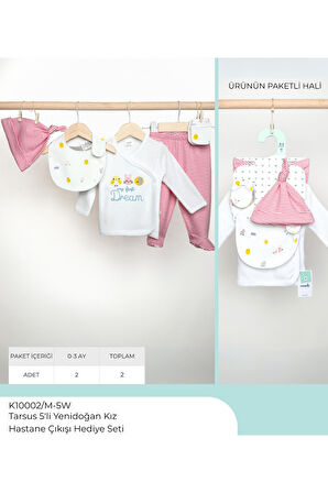 5'li Yeni Tarsus Yenidoğan Kız Bebek seti