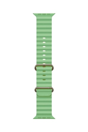 Watch Uyumlu Ocean Kordon 49/45mm 44mm 42mm Watch Ultra-watch 8/7/6/5/4/3/2/1-dt8 Ultra-w58-dt8 Max Yeşil 45 mm Silikon
