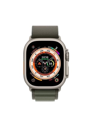 Apple Watch 49mm 45mm 44mm 42mm Uyumlu Ultra/8/7/6/5/4/3/2/1kordon Alpine Loop Kordon yeşil 49 mm