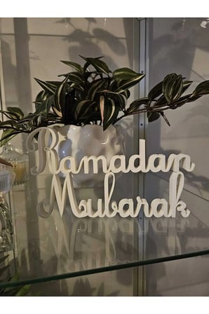 Mübarek Ramazan İslami Dekorasyon, Ramadan Biblo, Dekoratif Masa Üstü Süs