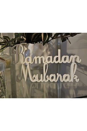 Mübarek Ramazan İslami Dekorasyon, Ramadan Biblo, Dekoratif Masa Üstü Süs