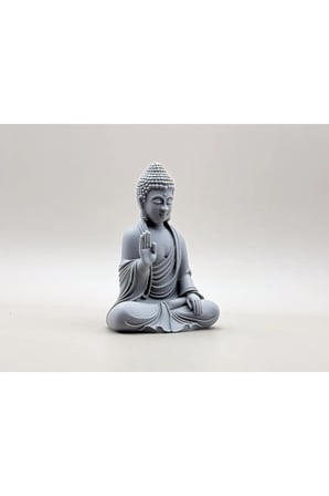 Oturan Buda Heykeli – 15 CM Meditasyon Heykeli, Figür Meditasyon Biblo Masa Üstü biblo, Hediyelik