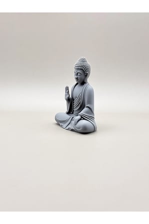 Oturan Buda Heykeli – 15 CM Meditasyon Heykeli, Figür Meditasyon Biblo Masa Üstü biblo, Hediyelik