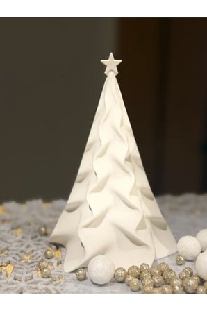 Yılbaşı Süsü 2'li Noel Ağacı, Yılbaşı Ağacı 2'li Set, Dekoratif Biblo Hediyelik Christmas