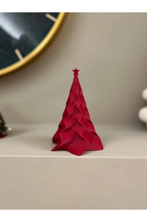 Yılbaşı Süsü 2'li Noel Ağacı, Yılbaşı Ağacı 2'li Set, Dekoratif Biblo Hediyelik Christmas