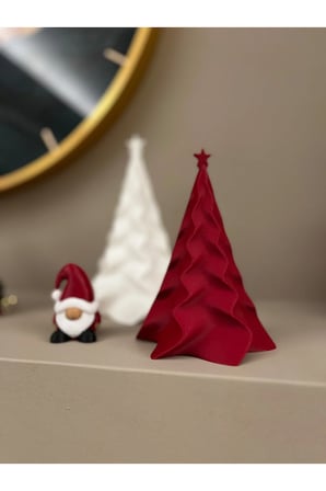 Yılbaşı Süsü 2'li Noel Ağacı, Yılbaşı Ağacı 2'li Set, Dekoratif Biblo Hediyelik Christmas