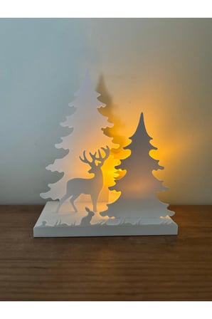 Yılbaşı Konsepti Ev Süsü Ledli Noel Ev Dekor Seti, Biblo Led Mumlar Hediye Christmas