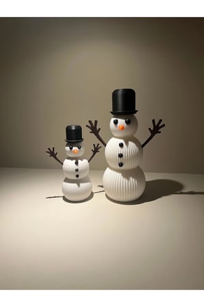 Kardan Adam 2'li Biblo Yılbaşı Dekorasyon Hediyelik Dekoratif Obje Dekorasyon Christmas