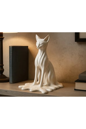 Modern Kedi Biblo, 18 Cm Siyah Dekoratif Kedi figürü, Pinterest Obje