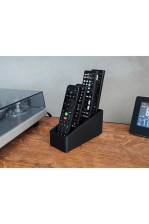 4 Gözlü Kumanda Organizer Standı Uzaktan Kumanda Düzenleyici TV Kumandalık Remote Control Holder