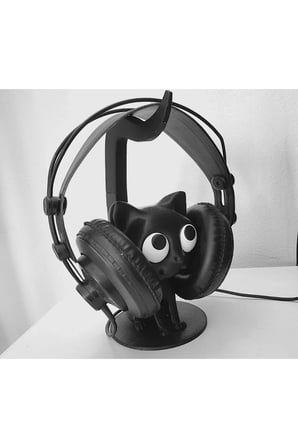 Kulaklık Standı Kedi Kulaklık Aksesuarı Kulaklık Tutucu Sevimli Kedi Cat Headphone Stand