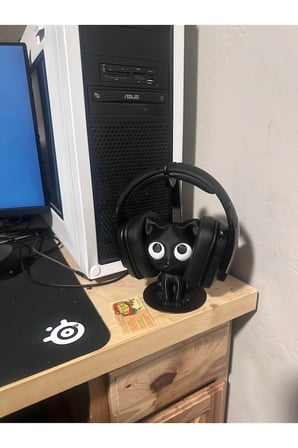 Kulaklık Standı Kedi Kulaklık Aksesuarı Kulaklık Tutucu Sevimli Kedi Cat Headphone Stand