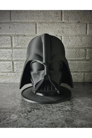 Siyah Renk Darth Vader Kulaklık Standı, Darth Vader Büstü, Star Wars Kulaklık Askısı