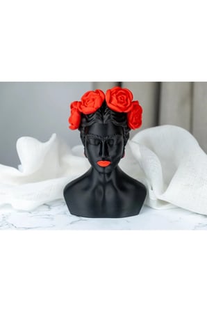 Frida Kahlo Heykeli Frida Kahlo Biblo, Frida Kahlo Sculpture Dekoratif Biblo