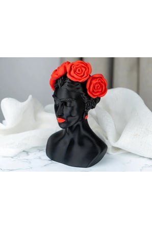 Frida Kahlo Heykeli Frida Kahlo Biblo, Frida Kahlo Sculpture Dekoratif Biblo