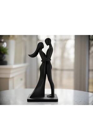 Sevgililer Heykeli Soyut Çift Heykeli 20 CM Soyut Biblo Heykel Dekor Ev Dekorasyon Hediyelik