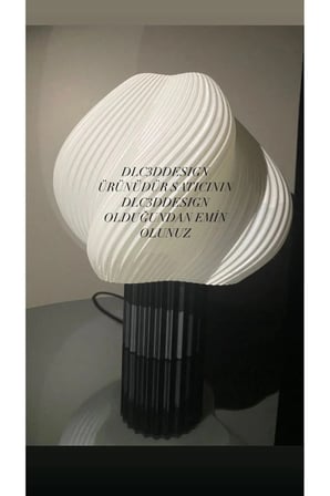 Creamaura Abajur, Ice Cream Modern Abajur, Başucu/masa Lambası, Dekoratif Lambader, Pinterest