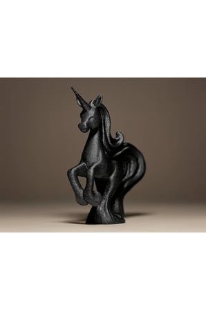 Modern Unicorn Biblo, 15 Cm Siyah Dekoratif Tek Boynuzlu At Pinterest Obje Hediyelik