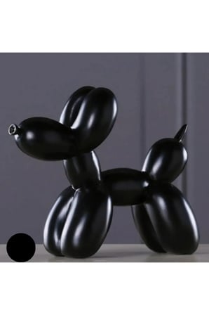 Balon Köpek Heykel Modern Büyük Boy 20 cm Dekoratif Biblo