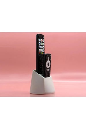 2 Gözlü Şık Kumandalık Televizyon Uydu Alıcısı Klima Kumandası Tutucu Kumanda Düzenleyici Stand