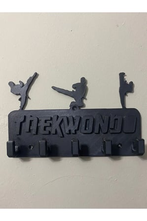 Tekvando Madalya Askılığı Spor Madalya Askısı Duvara Monte Malaya Ödül Duvar Askılığı Taekwondo