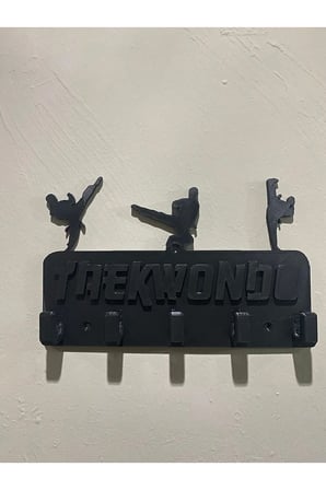 Tekvando Madalya Askılığı Spor Madalya Askısı Duvara Monte Malaya Ödül Duvar Askılığı Taekwondo